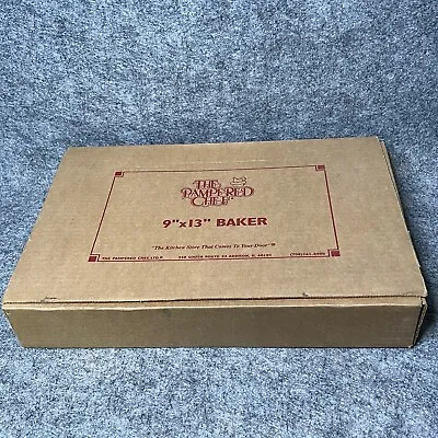 Pampered Chef Family Heritage Stoneware 9 X 13 Rectangular Baker Pan ~ USA Made • £28.90