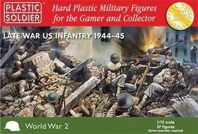 Plastic Soldier Company 1:72 WWII AMERICAN INFANTRY Scale PSC WW2020006 • £16.52