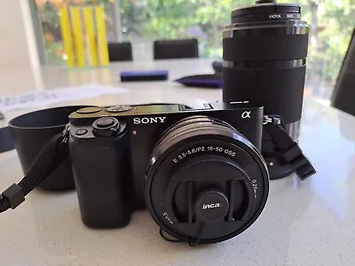 $799 • Buy Sony A6000 Camera, Sony 55 To 210 Zoom, 16 To 50 Zoom Plus Excessories. A1 Cond.