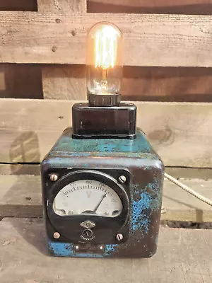 Unique Handmade Lamp Industrial Loft Table Lamp Loft Desk Lamp Steampunk Lantern • $115