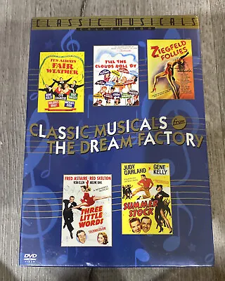 Classic Musicals From The Dream Factory DVD's NEW 5-Disc Box Set - New Sealed • $15.50