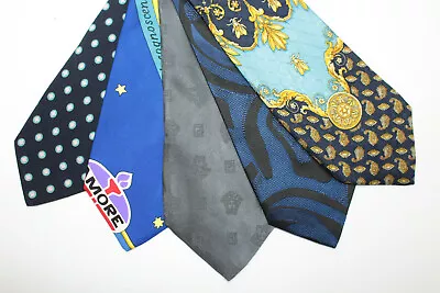 LOT OF 5 GIANNI VERSACE  Silk Ties. Made In Italy F61418 • $19.99