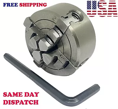 4 Jaw Independent Lathe Chuck Dia. 50mm Threaded M14 X 1 Mini Lathes • $58.05