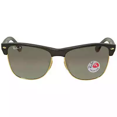 Ray Ban Clubmaster Oversized Polarized Grey Gradient Square Men's Sunglasses • $148.49