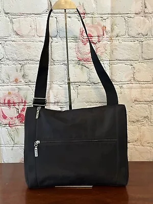 Maxx Crossbody Messenger Handbag Black Nylon • $26