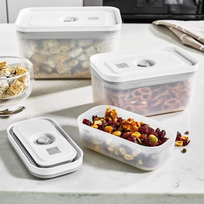 $79.99 • Buy ZWILLING Fresh & Save Vacuum Sealer Plastic Food Storage Container Set Of 3