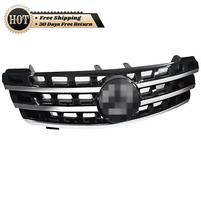 Silscvtt Front Upper Hood Grill Grille For 2005-2008 Benz ML Chrome • $52.46