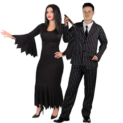 Halloween Gothic Fancy Dress Costumes Mr Or Mrs Tv Film Movie Character • £14.99