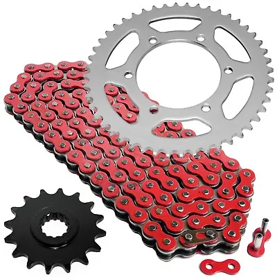 Red Drive Chain And Sprocket Kit For Yamaha R6S YZF-R6S 2006 2007 2008 2009 • $41.26