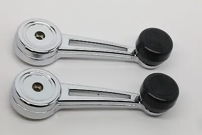 Interior Window Crank Handle Metal Pair For Ford Mustang Bronco F100 F250 F350 • $27.90