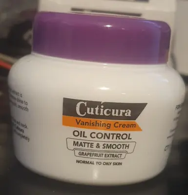 CUTICURA VANISHING CREAM With Grapefruit Extract Normal To Oily Skin 100ML • £14.50