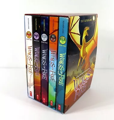 Wings Of Fire Books 1 - 5 Box Set Excellent Condition Tui Sutherland Dragons • $26.95