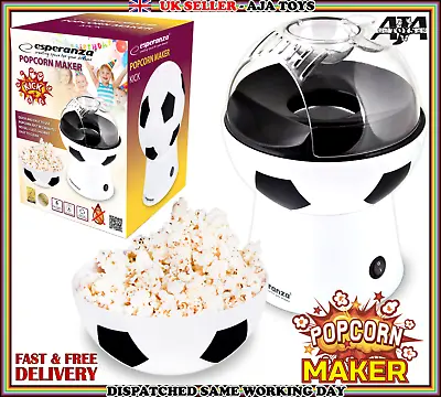 £23.99 • Buy Electric Popcorn Maker Hot Air Popcorn Popper Machine Fat Free Kids  Football