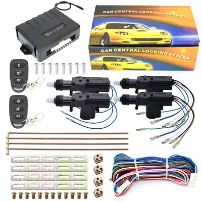 $36.79 • Buy Car Universal Remote Central Kit Door Lock Locking Vehicle Keyless Entry System.