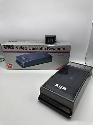 ACR VHS Video Cassette Rewinder Model ACR-659A Vintage Tested & Works • $15.30
