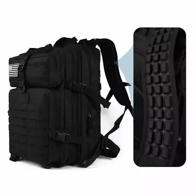 Military Tactical Backpack 45L Army 3 Day Assault Pack Molle For Bag Heavy Duty • $20.99