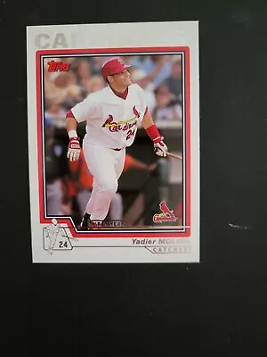 2004 Topps Yadier Molina Rookie Card No. 324 • $30