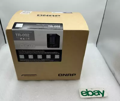 QNAP 2 Bay USB Type-C Direct Attached Storage With Hardware RAID TR002US FreeSH • $179.99