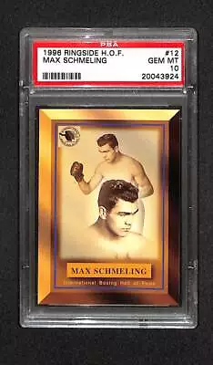 1996 Ringside H.O.F #12 Max Schmeling PSA 10 Gem Mint • $49.99