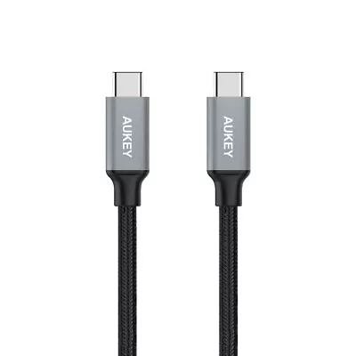 $33 • Buy Aukey 1M Impulse Series Braided Cable USB-C To USB Type C For Samsung Note8/S9