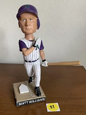 2012 Collectors Edition Matt Williams MLB Arizona Diamondbacks BD&A Bobblehead • $4