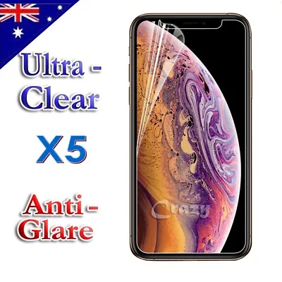 $7.99 • Buy 5X Clear & Matte Screen Protector For Apple IPhone SE 6 6S 7 8 Plus X XS Max XR
