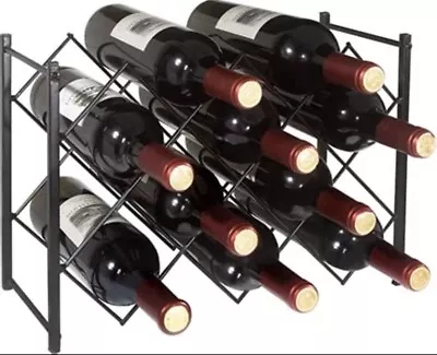 Wine Rack Metal 10 Bottles • $22