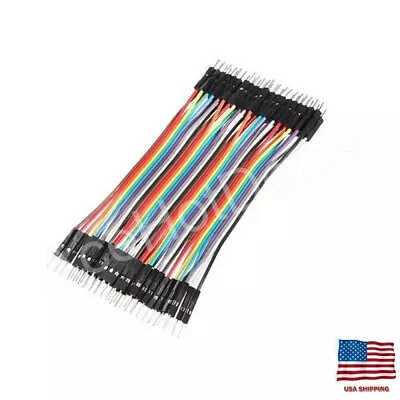 40pcs 10cm Male To Female Dupont Wire Jumper Cable For Arduino Breadboard • $5.99