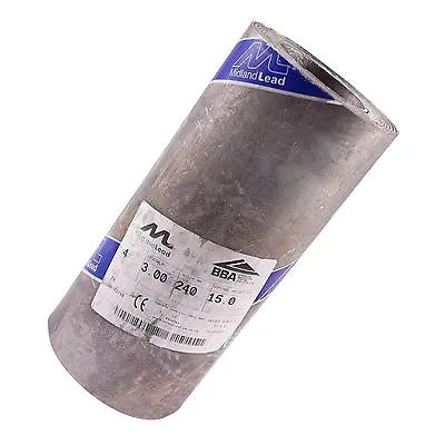 Roof Lead Flashing Roll Code 4 - 240mm / 9  Roofing Repair Milled Sheet • £27.85