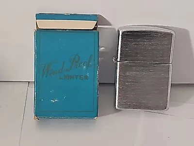 Vintage Windproof Lighter W/Box SAC Japan Untested Parts/Repair Only #215 • $18