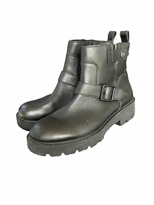 UGG Leather Combat Boots With Buckle And Zipper Size Women’s 11 • $45.95