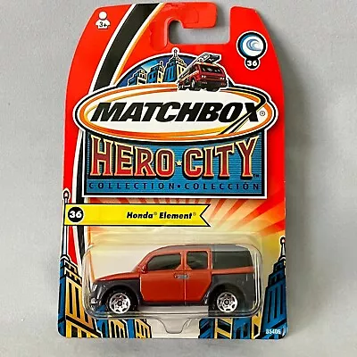 Matchbox Honda Element Metallic Orange MB36 2004 Hero City Series • $39