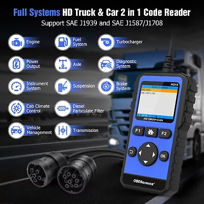 OBD2 Scanner Car Truck Diagnostic Live Data Code Reader For Ford Focus F150 F250 • $129