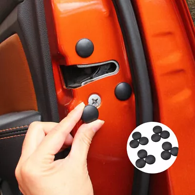 12x Universal Car Parts Door Lock Sticker Screw Cap Protector Cover Accessories • $4.79