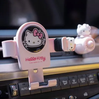 Kawaii Sanrio Hello Kitty Cute Multifunctional Car Air Outlet Car Phone Hold • $31.89