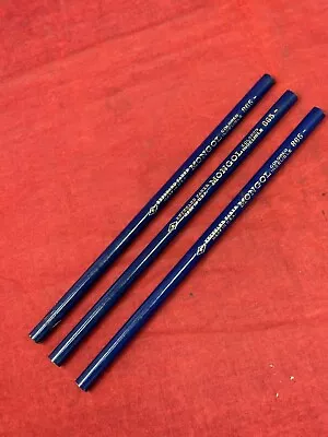 3 VTG Mongol 865 Colored Indelible Blue Pencil Eberhard Faber UnUsed • $15.96