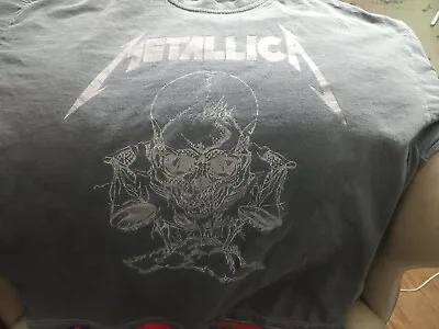 Metallica Long Sleeve T-shirt XL Small Stains See Pics • $25