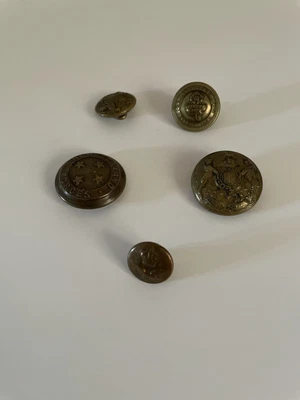 £4.99 • Buy Vintage Collection Bundle Set Of Military Uniform Buttons New Zealand Raf