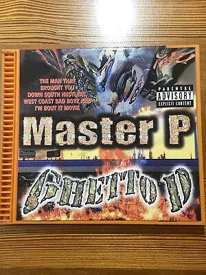 Master P Ghetto D Cd Hip Hop Gangsta 1997 No Limit Records Orange Q Pack Case • $14.95