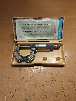 Mitutoyo Micrometer 0-25mm • £15