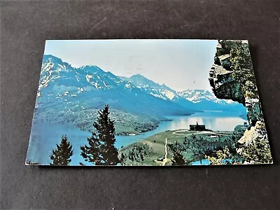 Waterton Lakes National Park Montana - 1957 Postmarked Postcard. • $9.17