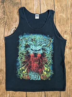 Miss May I Lion Band Metal Tank Top Size Large Shirt • $17.49