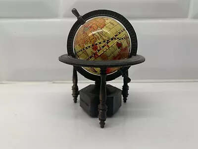 Vintage Die Cast Metal Pencil Sharpener - Spinning Globe • $6.99