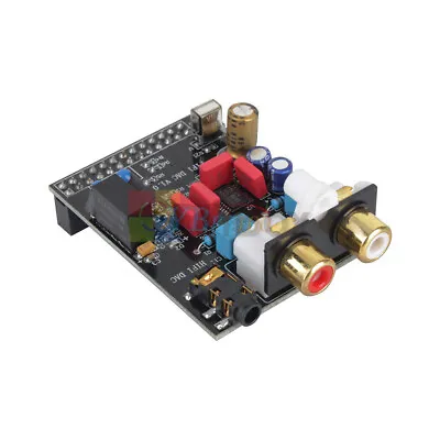 Black HIFI DAC HIFI Audio Sound Card Module I2S Interface For Raspberry Pi B • $16.54