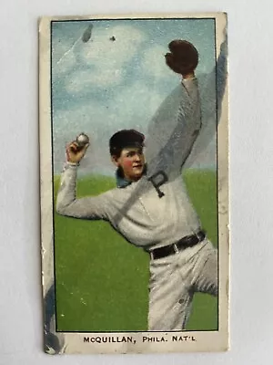 1909-11 T206 Piedmont 150 George McQuillan Ball In Hand Philadelphia (Stain) • $49.99