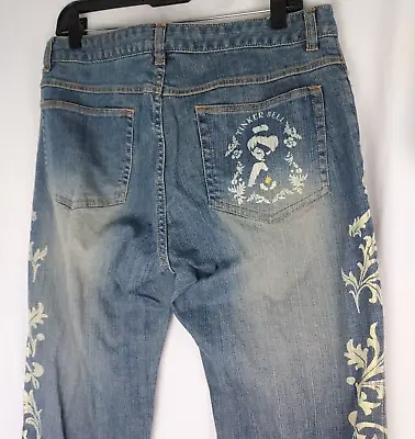 $25 • Buy Disney Store Womens Tinkerbell Blue Jeans Size 10 (32x32)