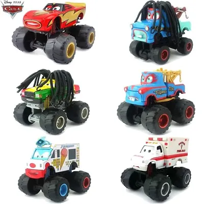 Disney Pixar Cars Cartoon Monster Truck Tow Mater Ambulance Rasta Alloy Toy Cars • $12.99