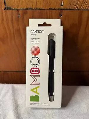 Wacom Bamboo Alpha Stylus For Tablets And Smart Phones (Black) - Open Box CS180K • $23.90