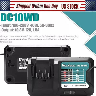 10.8V~12V Lithium Battery For Makita DC10WD BL1015 BL1016 Charger Replacement • $29.99