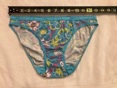 Vintage Victoria's Secret Cotton Bikini Panty W/classic Waistband Size: Large • $13.75